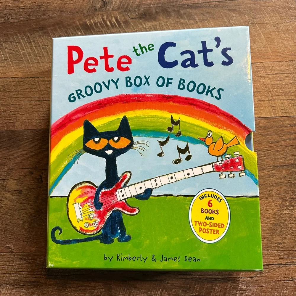 HarperCollins Pete the Cat's Groovy Box of Books set
